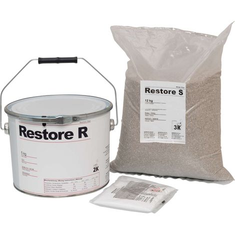 Moravia Restore Bodenreparatur-System 5 kg Bindemittel + 12,5 kg Quarzsand (1/5)