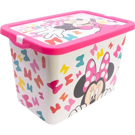 Boîte de Rangement Enfant avec Fermeture Click 7 Litres - Organisateur Plastique Multiusage pour Jouets et Chambre Enfants (1/5)
