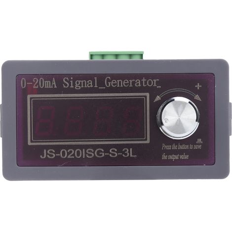 Générateur De Signal Courant 0-4-20 Ma - Réglage Fin Et Grossier - Affichage Numérique 4 Chiffres - Sorties Configurables 0-20 / 4-20 / 0-22 Ma - Unité ×1 (1/5)