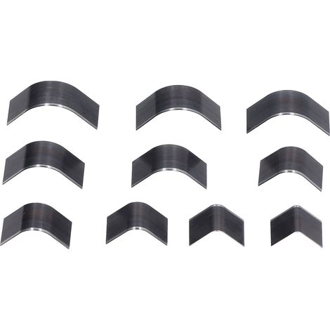 10 pièces emporte-pièce cuir forme découpe bordure outil artisanat kit pour carton caoutchouc (1/5)