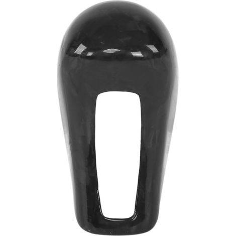 Manette de levier de vitesse voiture, housse de protection en fibre de carbone forgé, remplacement pour Maserati Levante, Ghibli, Quattroporte 2013‑2018 (1/5)