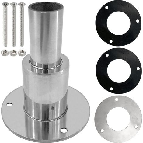 Membrane d'échappement intégrale pour coque marine en acier inoxydable 304 avec trou de ventilation, adaptateur de tuyau d'échappement pour chauffage marin, accessoires de quincaillerie, coude, 22 mm. (1/3)
