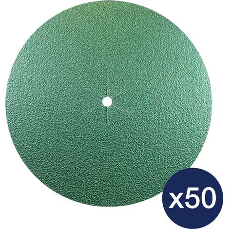Disque abrasif en céramique mix Bona 8600 - Abrasif bois - Disque Poncage - Disques Abrasifs pour Ponceuse - 150 mm - grain 100 - pack de 50
