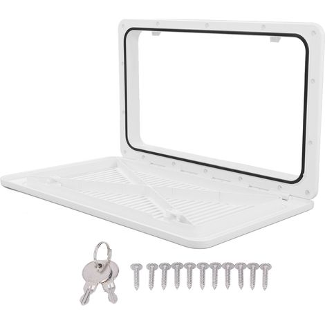 Grille de ventilateur d'échappement RV 574x360x48mm, couvercle de Ventilation de sortie d'air pour camping-car, remorque, bateau, Yacht (1/5)
