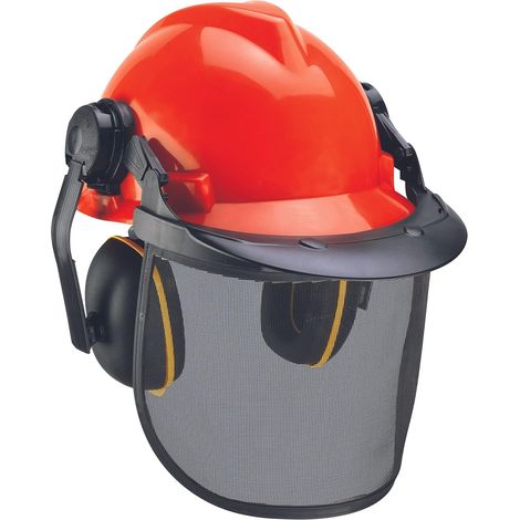 Visiera Rete Metallo con Elmetto con Cuffia Einhell H.cm 19 (1/5)