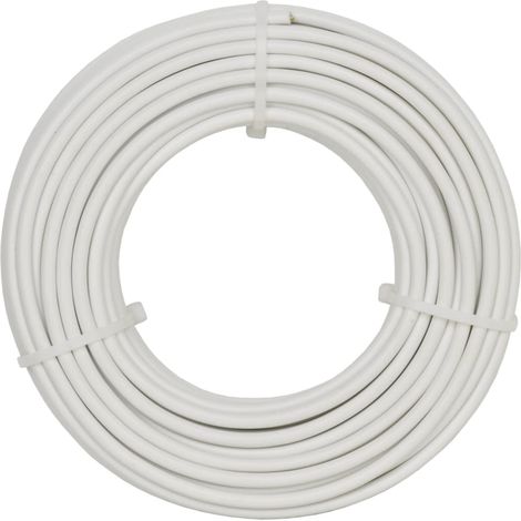 Corderie Italiane 006000945 Filo stendibiancheria bianco plastificato, 4 mm - 20 mt (1/3)