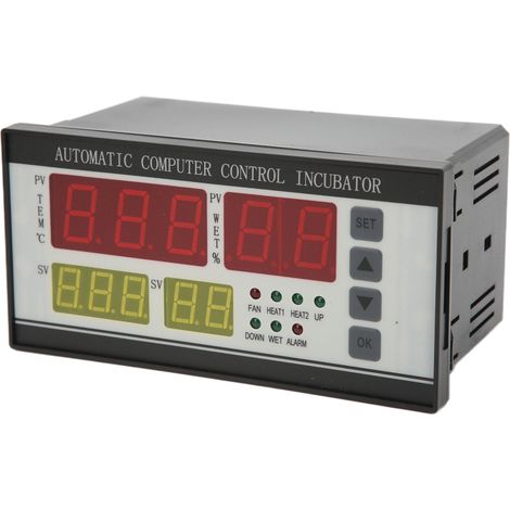 Controlador automático de temperatura y humedad para incubadoras, termostatos y refrigeradores (110 V) (1/5)