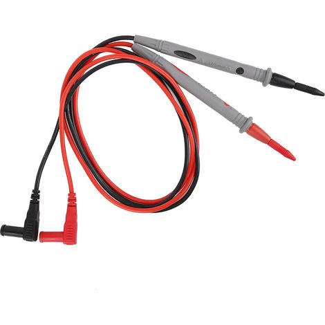 2 pcs Multimètre Test Leads 1000V AC/DC Pointe de Test en Silicone pour Électricien 20A (1/5)