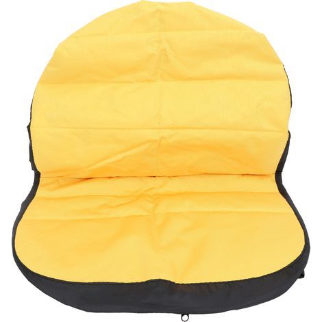 Couvertures de Sièges de Tondeuse à Gazon, Tondeuse à Gazon Polyvalente Couvrant le Polyester Antidérapant Facile à Nettoyer pour Tracteur (YELLOW) (1/5)
