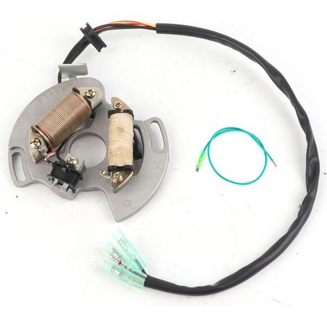 Bobina de magneto del estator de ATV de repuesto, compatible con Yamaha Blaster 200 YFS200 97-02-Crezuo