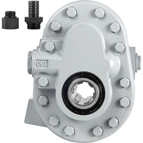 Pompe hydraulique 80 L/min moteur hydraulique 540 tr/min fendeuse 155 bars refoulement SAE 12 pour fendeuse de bûches hayon élévateur ciseaux benne (1/5)