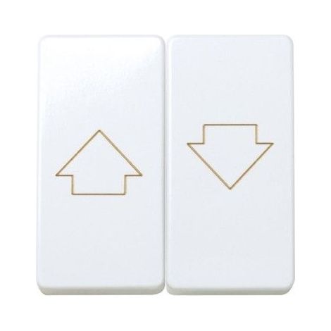 Tecla para pulsador de persianas Simon 27 BLANCO 27028-35