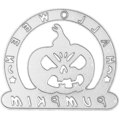 1 Halloween-Schneideschablone für Halloween-Dekorationen