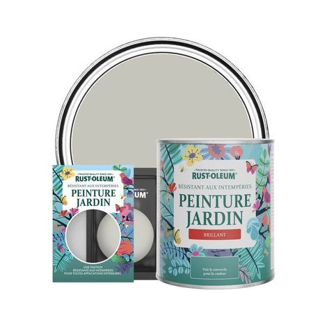 Peinture Jardin, Finition Brillante - Brume (1/3)