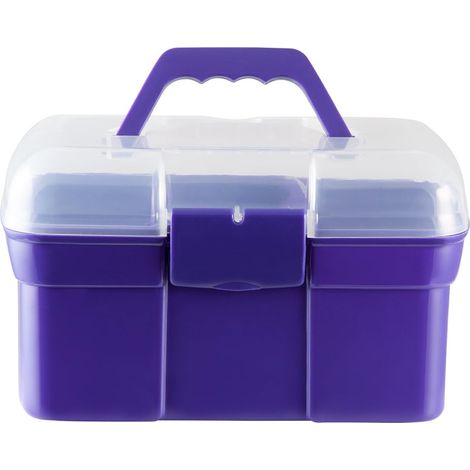 PFIFF 101752 - Cassetta per la pulizia con motivo a stelle, colore: Viola (1/2)