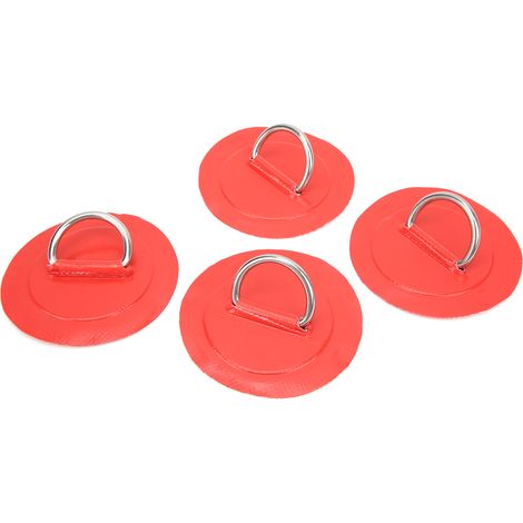 Stück Schutzpolster für Schlauchboote, DRing-Polster aus strapazierfähigem PVC, Befestigungsschnalle aus seewasserbeständigem Edelstahl (rot) (1/5)