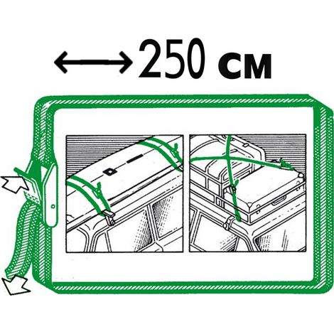 Cinghia fast cargo regolabile 250 cm nautica