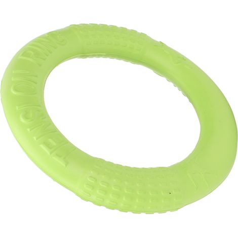 Kleiner elastischer EVA-Ring für Welpen, ideal zum Springen, Laufen und für allgemeines Training, in Grün. (1/5)