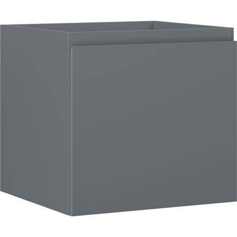 Mexen Orio Badezimmerschrank für Waschbecken 50 cm, 1 Schublade, Graphit matt - 91A10-05047-1-BF66 (1/5)