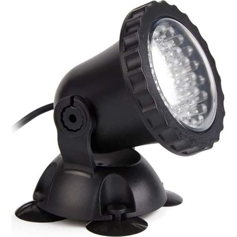 Luce subacquea impermeabile IP68, DC12V, luce da paesaggio sommergibile a 36 LED che cambia colore (singola) (1/4)