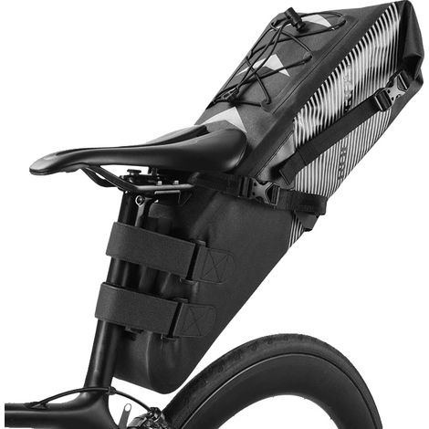 Bolsa impermeable para bicicleta, almacenamiento multifuncional, AS-013 10L (1/2)