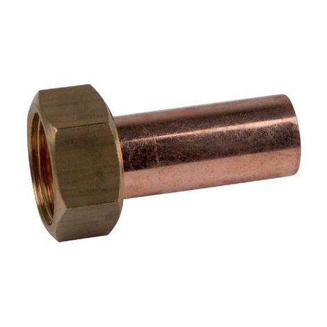 52CU - douille droite avec écrou Écrou 3/8'' Ø - Filet. 12 - 3/8''