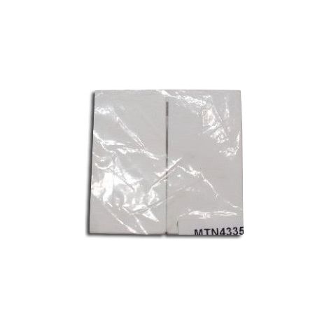 Enjoliveur blanc double commande lumineuse MPLAN SCHNEIDER MTN433519 (1/2)