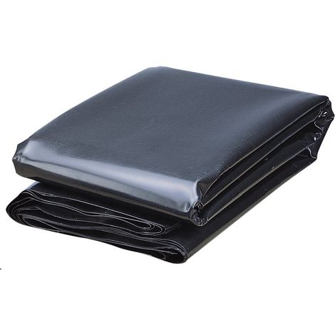 Bâche de Bassin Taille S (3m X 2,5m) : pour Fond de Bassin et Piscine Koï de Petite Taille, Liner Robuste et Durable [3461T0155] (1/2)