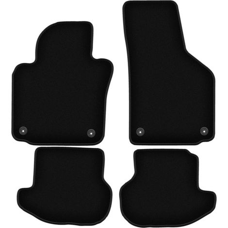 BASIC schwarze Veloursmatten für: Volkswagen Eos Cabrio (2005-2015)