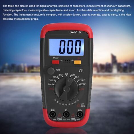 RHG Condensateur, testeur de condensateur, capacimtre Portable, LCD pour Test de Mesure (1/5)