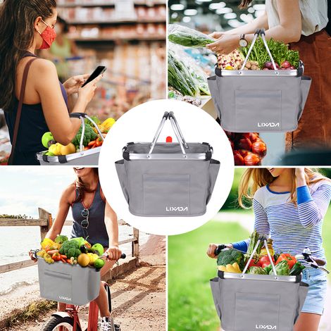 Panier de vélo, guidon de vélo, sac de transport avant pour animaux de compagnie, pour le shopping et les déplacements (1/5)