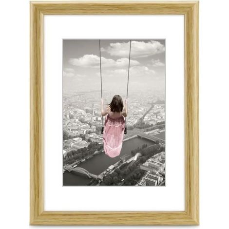Cadre photo - Swing - 10 x 15 cm - Plastique - Jaune - Contemporain (1/4)