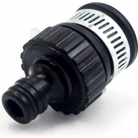 BDD Gartenschlauch- und Küchenadapter, runde und gerade Anschlüsse, Gartenschlaucharmaturen, aus hochwertigem Gummi, können an jeden 16-20 mm Schlauch angeschlossen werden. (1/5)