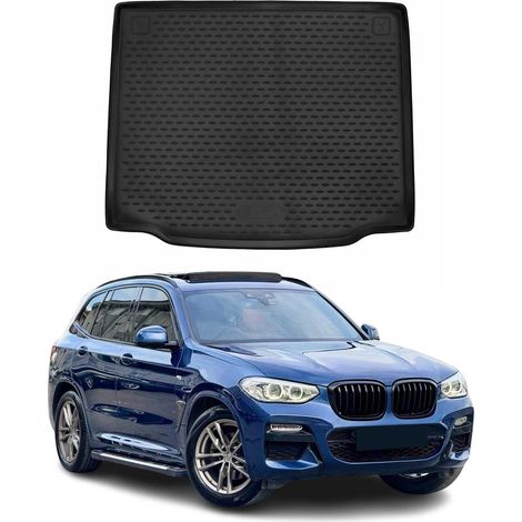 OMAC Tapis de Coffre Compatible avec BMW X3 G01 2017-2024 en Caoutchouc Noir