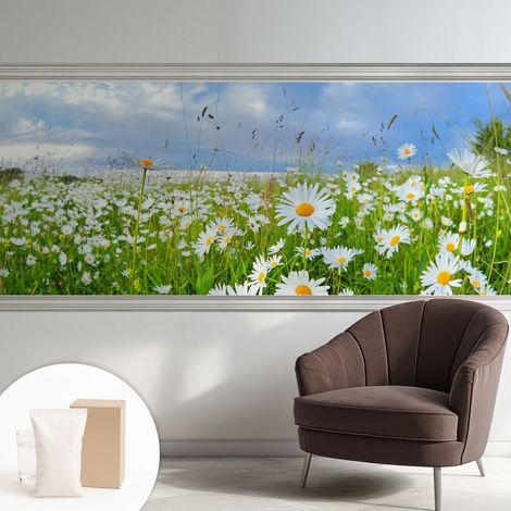 Carta Da Parati Non Tessuto - Di Alta Qualità Per Il Soggiorno La Cucina - Tendenze Moderne - Vlies Ecologico prato estivo 250x104 cm (1/5)