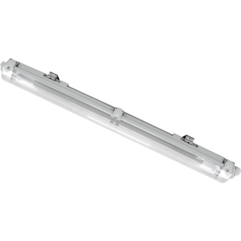 Luminaire linéaire hermétique IP65 60 cm 2 x 18 W pour LED Arnold Ideus 04381 (1/2)