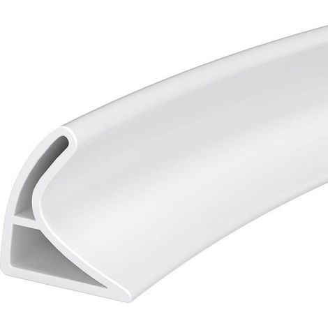Bande étanche en silicone pour évier et douche – Autocollante. pliable. 60 cm – Résistante à la chaleur et à l'usure – Pour surfaces lisses (1/5)