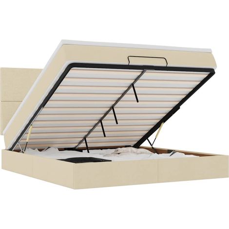 Maison Exclusive - Estructura de cama otomana con colchón tela cr (1/5)