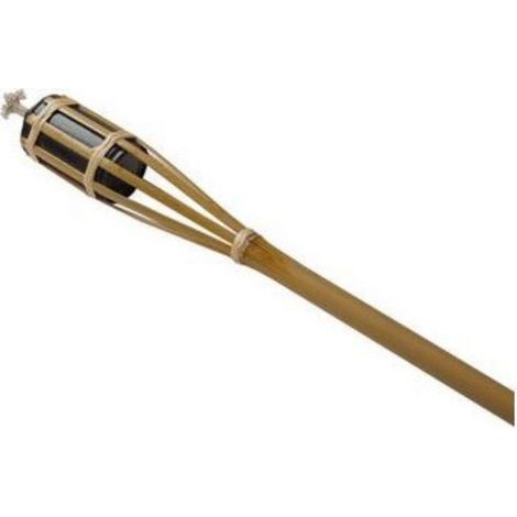 TORCHE TORCHE EN BAMBOU ÉCLAIRAGE JARDIN EXTÉRIEUR CITRONNELLE 19158V CM 90 (19158) (1/2)