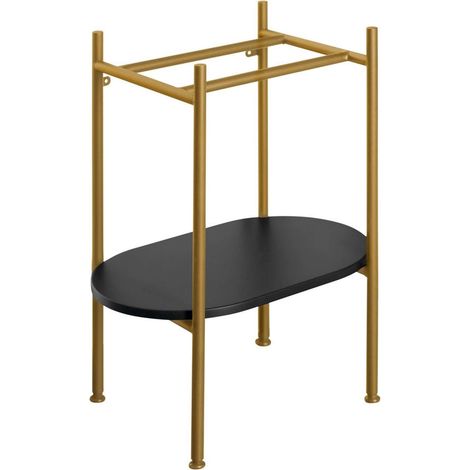 Sapho Puno - Encimera de metal bajo el lavabo, oro mate SKA570-5 (1/2)