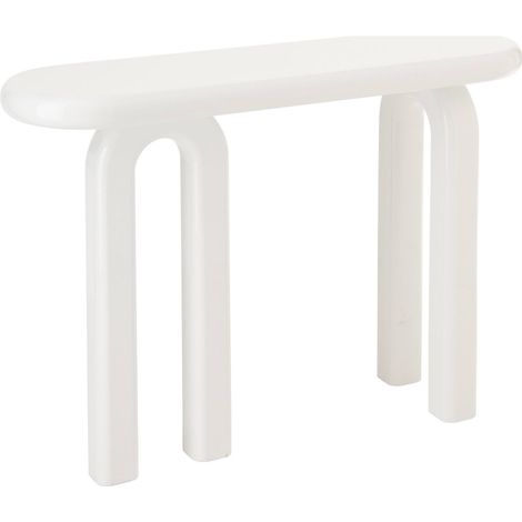 Console blanche aux arches sculpturales - blanc (1/5)
