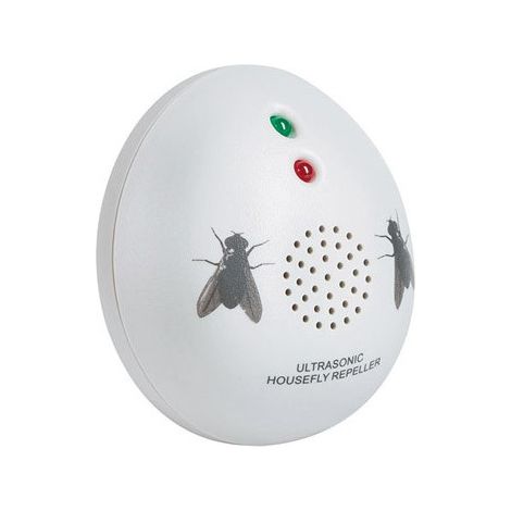 Répulsif à ultrasons 230V – Efficace jusqu'à 60m – Indicateurs LED – Sans insecticides – Pour animaux et insectes – Kerbl (1/2)