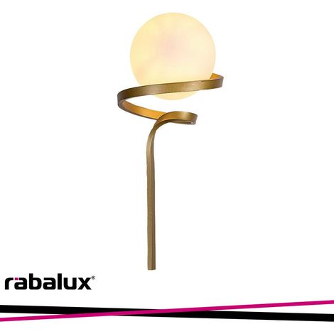 Applique sfera bianca E27 oro Sarabi 71136 Rabalux IP20 (1/3)