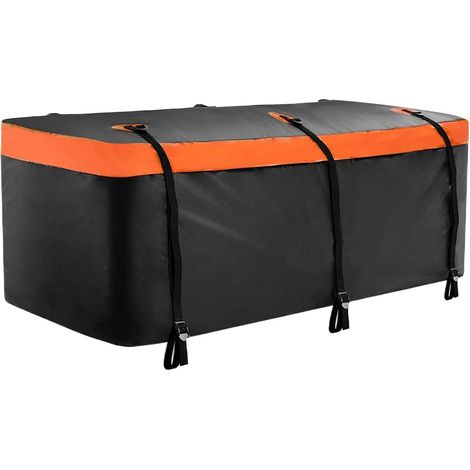 Sac De Chargement Pour Attelage,550 Litres Conteneur Pliable Robuste Imperméable,Sac De Chargement Pour Attelage De Remorque  Pour Véhicules Remorques Paniers Camion Voiture Bagages Route Extérieur V (1/5)