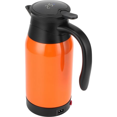 Bouilloire électrique voiture 12V avec affichage température - Tasse chauffante voyage (1/5)