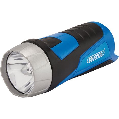 Draper 12V LED Mini Torch (Bare) 1W, 90 Lumens, Compact Portable Handheld Flashlight