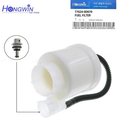 Convient pour le filtre à carburant et le régulateur de pression de carburant Toyota 77024-0D070 (1/5)