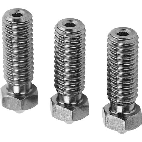 3 buses volcaniques en acier trempé haute température pour impression 3D, tête d'extrusion 1,75 mm M60,8 mm (1/5)