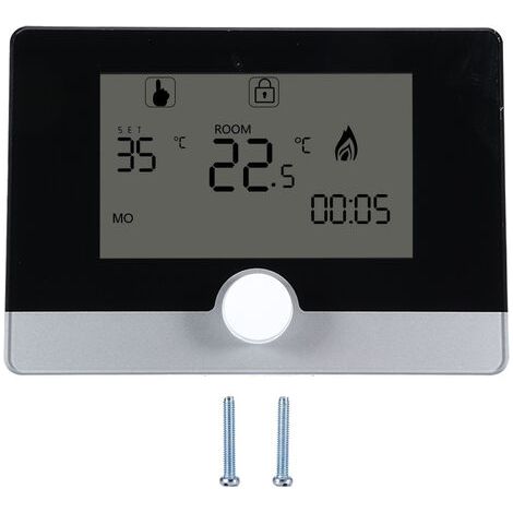 Termostato programable para sistema de calefacción mural, blanco. (1/5)