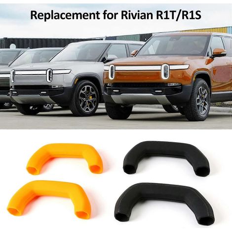 Protections de crochet de remorquage, lot de 2, en silicone, pour Rivian R1T/R1S (1/4)